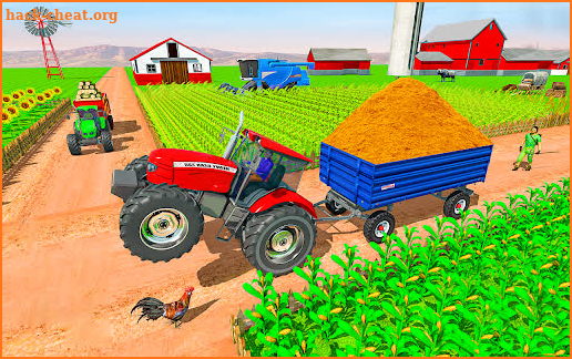 Heavy Tractor Farming Games screenshot