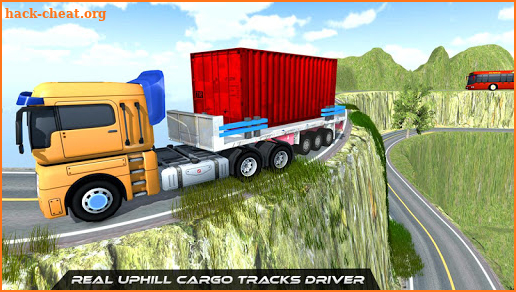 Heavy Trailer Truck Driving Uphill:Truck Simulator screenshot