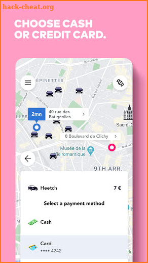 Heetch - Ride-hailing app screenshot