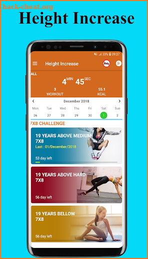 Height Increase Exercise - Workout height increase screenshot