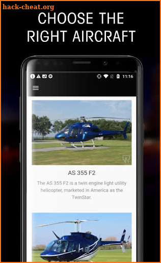 Helicopter Charter PRO screenshot