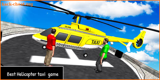 Helicopter Tourist Taxi Simulator- Taxi Games 2019 screenshot