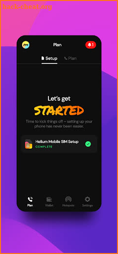 Helium Mobile screenshot