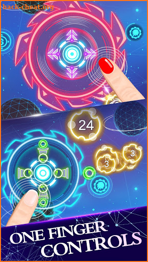 Helix Blast - Space War Defense! screenshot