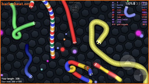 Helix Snake Vs Rolly Worm.IO screenshot