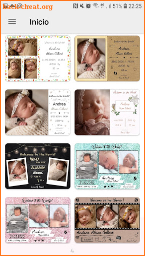 Hello Baby App - Baby Card - B screenshot