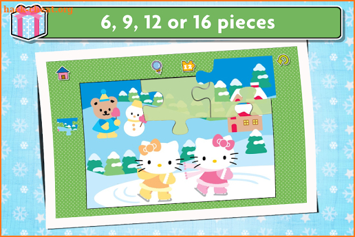 Hello Kitty Christmas Puzzles - Games for Kids 🎄 screenshot