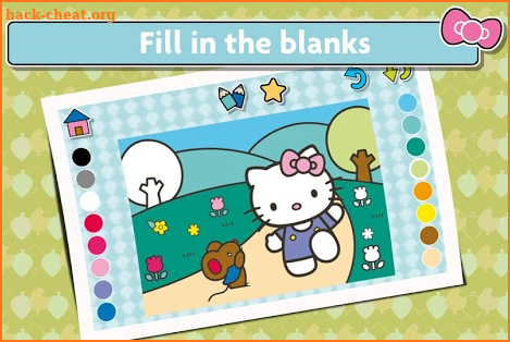 Hello Kitty Coloring Book - Cute Drawing Game screenshot