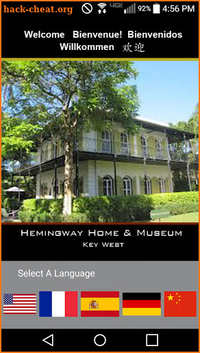 Hemingway Home App screenshot