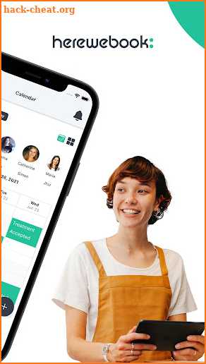 HereWeBook: Scheduling App screenshot