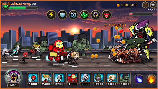 HERO WARS: Super Stickman Defense screenshot