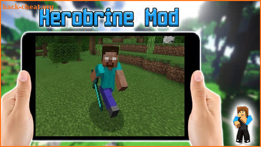 Herobrine Mod for Minecraft Pocket Edition screenshot