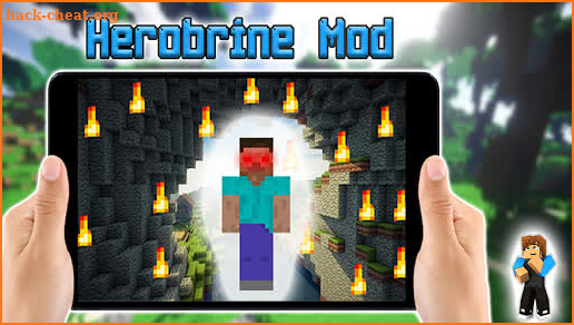 Herobrine Mod for Minecraft Pocket Edition screenshot