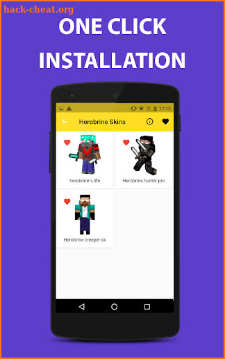 Herobrine Skins screenshot