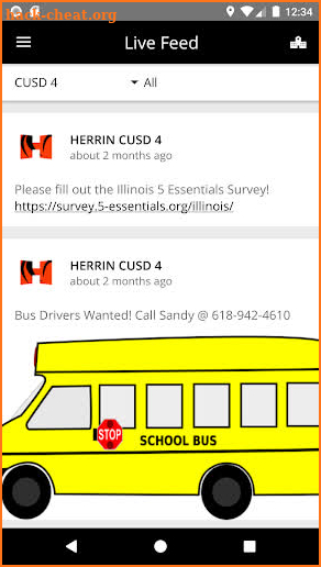 Herrin CUSD 4, IL screenshot