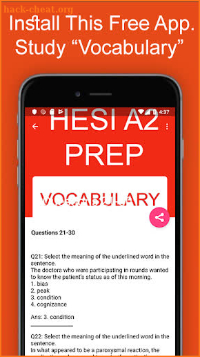 HESI A2 Exam Prep 2019- VOCABULARY Mastery screenshot