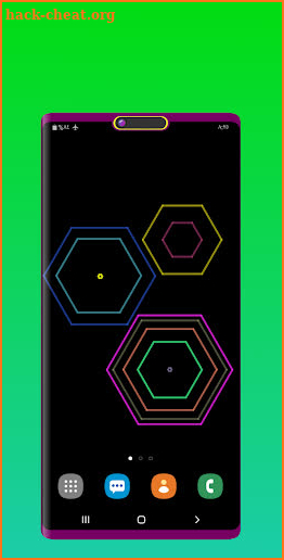 Hex AMOLED Neon Live Wallpaper screenshot