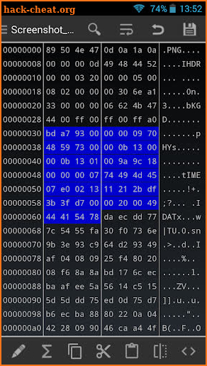 HEX Editor screenshot