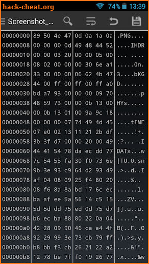 HEX Editor screenshot