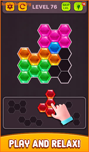 Hexa Block Puzzle: Tangram Puz screenshot