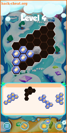 Hexa Grid: Fill Puzzle screenshot