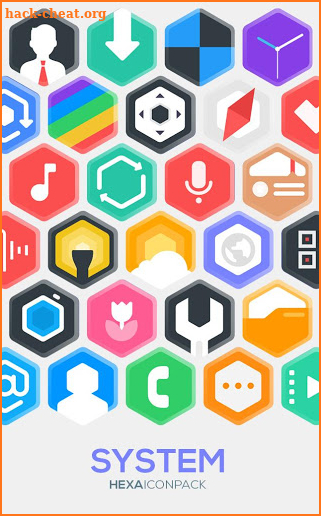 Hexa Icon Pack : Hexagonal screenshot