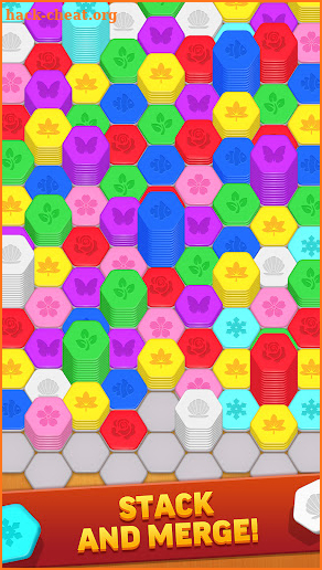 Hexa Up! - Sort and Merge screenshot