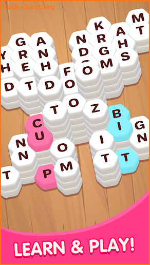 Hexa Word: Hexagon Word Block screenshot