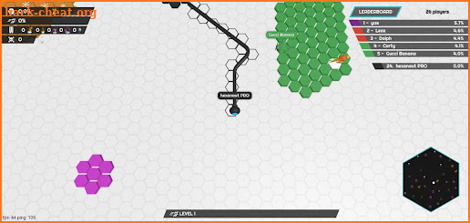 hexanaut.io PRO  King of Snake screenshot