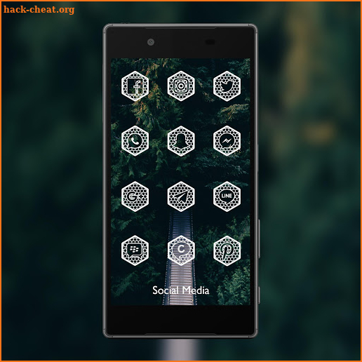 Hexanet White - Icon Pack screenshot