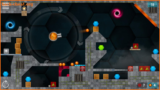 Hexasmash 2 - Physics Ball Shooter Puzzle screenshot