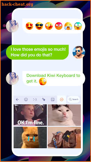 Hey Emoji Keyboard screenshot