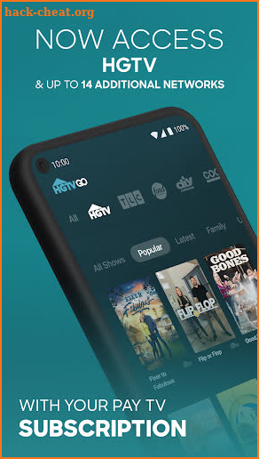 HGTV GO-Watch with TV Provider screenshot