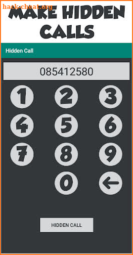 Hidden Call screenshot