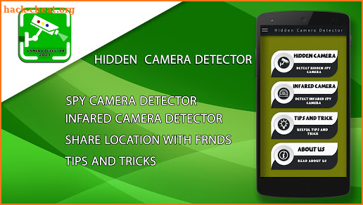 Hidden camera finder: Camera detection screenshot