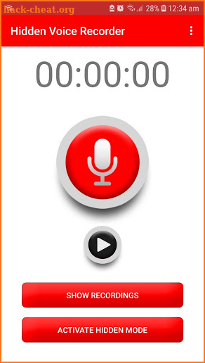 Hidden Voice Recorder screenshot