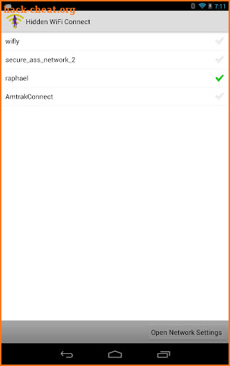 Hidden WiFi Connect screenshot