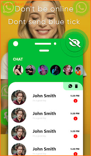 Hide Last Seen No Blue Tick – View Message & Media screenshot