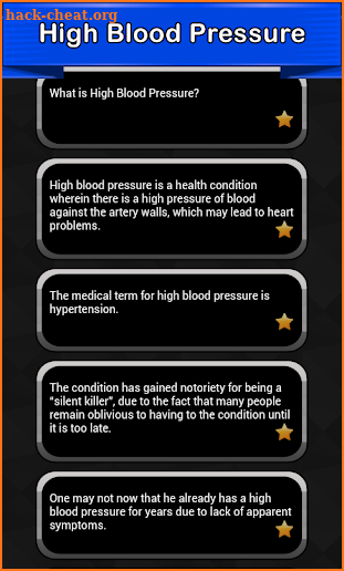 High Blood Pressure Symptoms screenshot