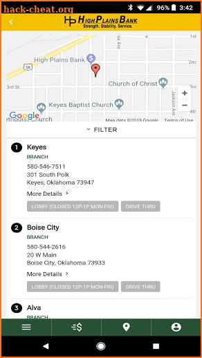 High Plains Bank Mobile App screenshot