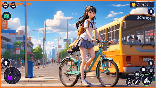 High School Love Anime Games screenshot