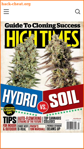 High Times Magazine screenshot