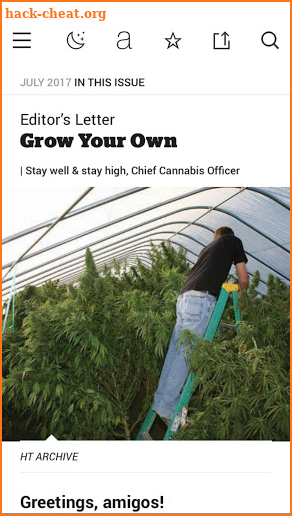 High Times Magazine screenshot