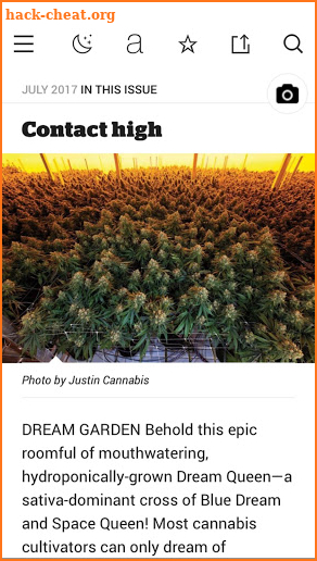 High Times Magazine screenshot