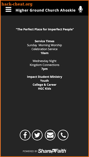 Higher Ground Church Ahoskie screenshot