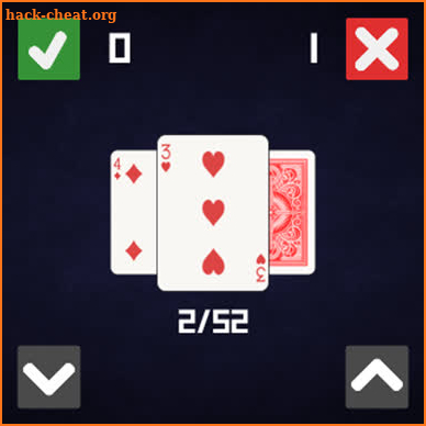 Higher Lower Card Game - Wear screenshot