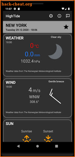 HighTide - Tide predictions and weather screenshot