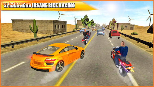 Highway Moto Bike Racing Free screenshot