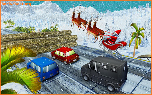 Highway Racing 2019: Santa Christmas Games screenshot