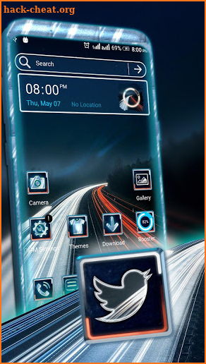 Highway Speed Launcher Theme screenshot